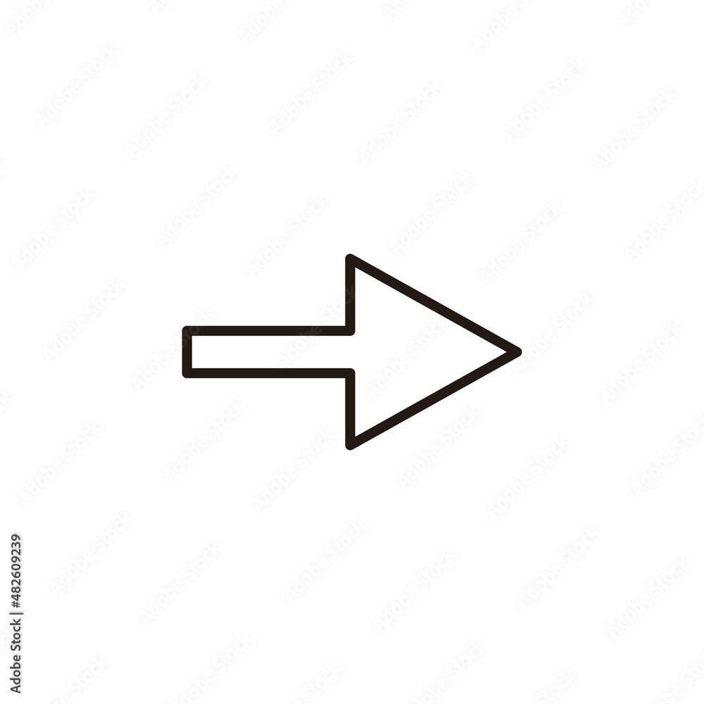 Arrow icon. Arrow sign and symbol for web design. Arrow icon. Arrow sign and symbol for web design.