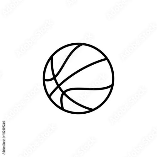 Basketball icon. Basketball ball sign and symbol
