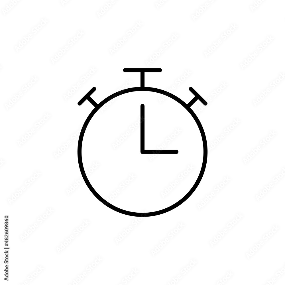 stopwatch icon. Timer sign and symbol. Countdown icon. Period of time stopwatch icon. Timer sign and symbol. Countdown icon. Period of time