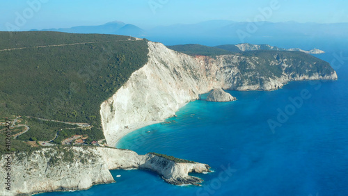 Lefkada - The beaches are notable for sheer cliffs and turquoise water Greece