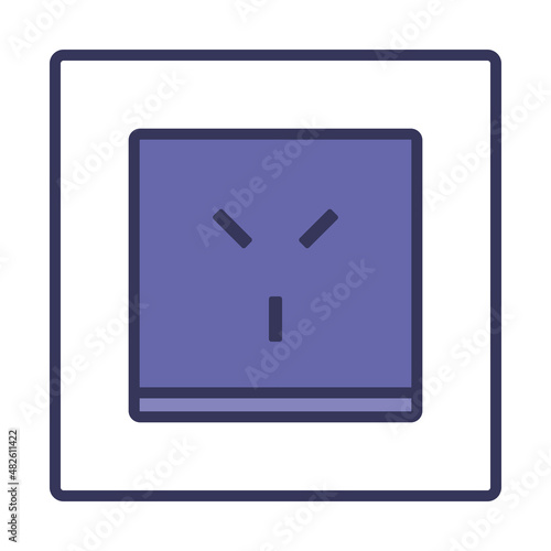 Israel Electrical Socket Icon