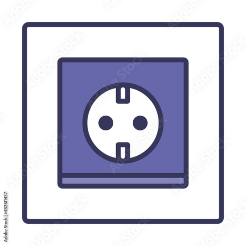 Europe Electrical Socket Icon