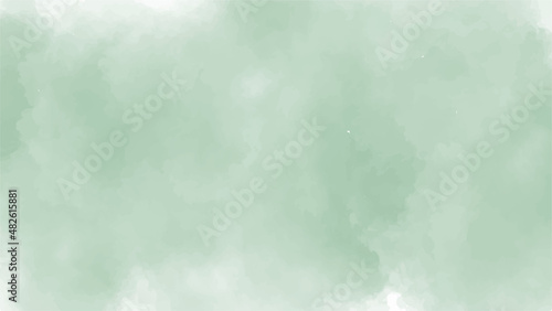 Green watercolor background for textures backgrounds and web banners design