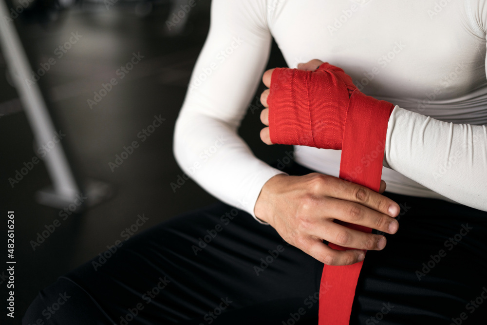 Elastic bandages for boxing on the hands