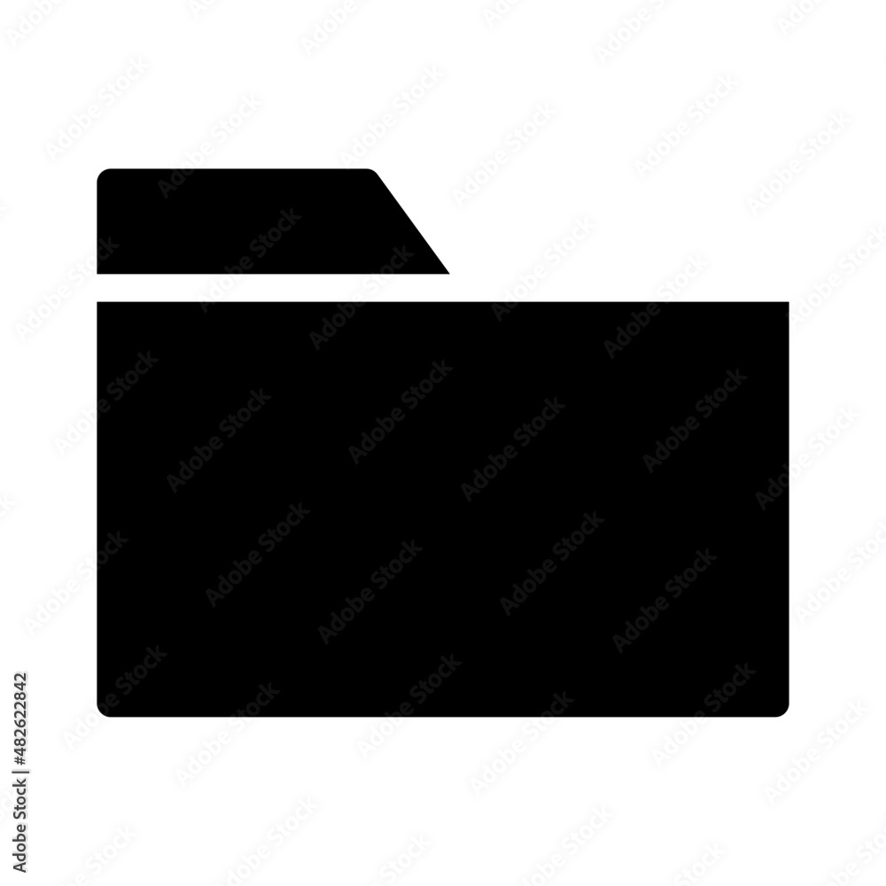 folder icon - solid style folder icon - solid style