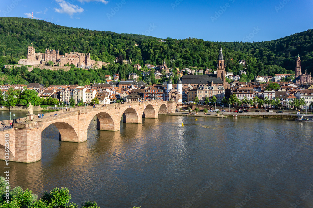 The old bridge in Heidelberg