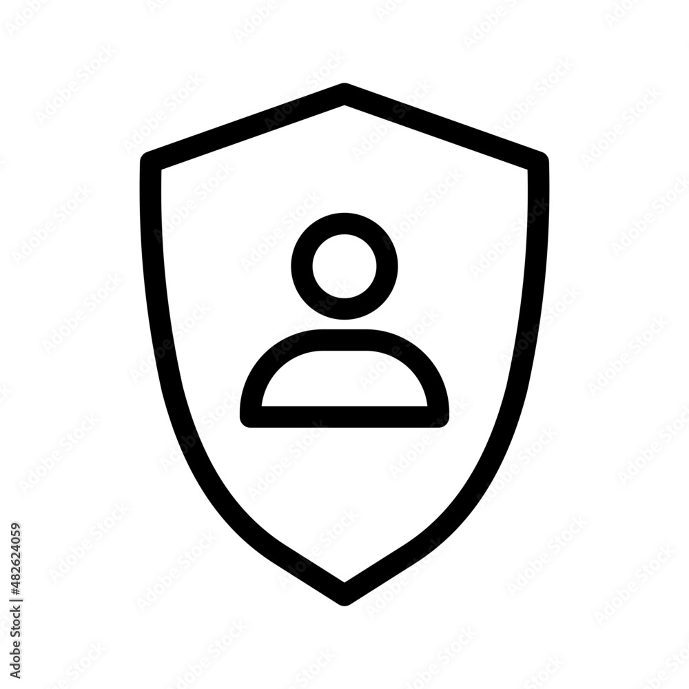 privacy icon - outline style privacy icon - outline style