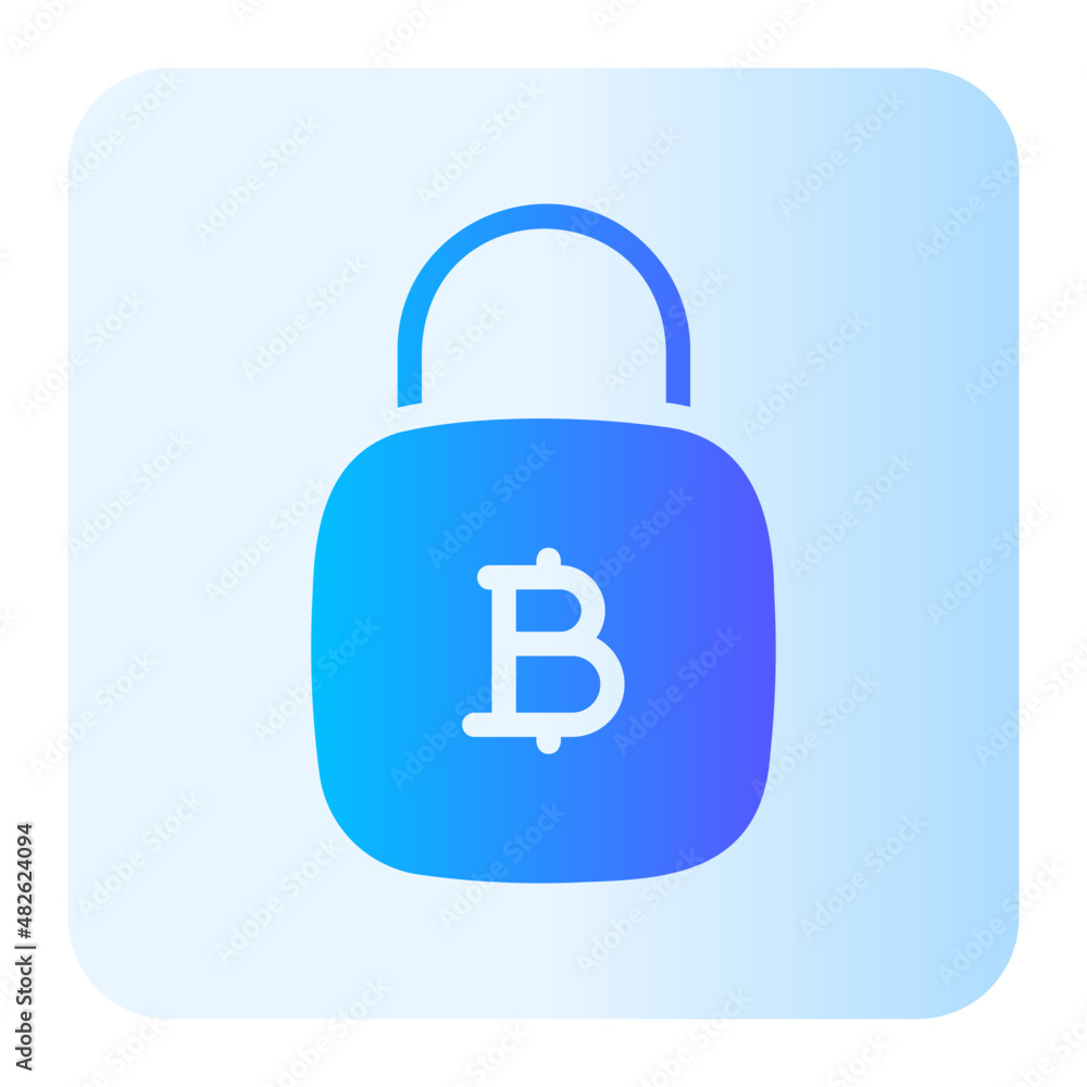 padlock gradient icon padlock gradient icon