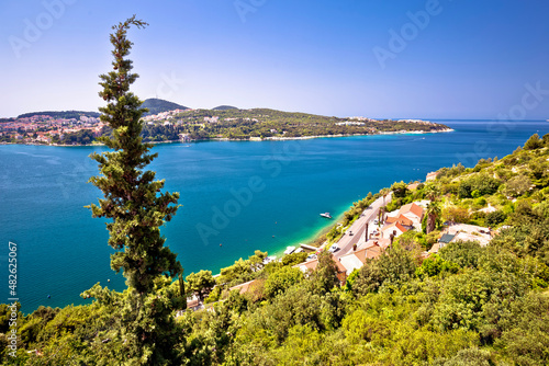 Lozica village near Dubrovnik waterfront view