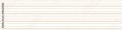 Seamless French country kitchen stripe fabric border print. Blue yellow white horizontal striped background. Batik dye provence style rustic woven cottagecore textile. 