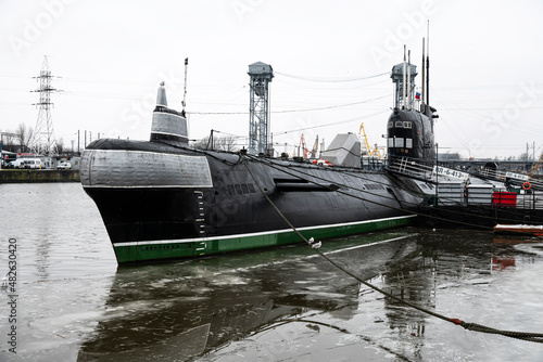 Submarine B-413 project 641. Hydroacoustic antenna. Museum of the World Ocean. Kaliningrad photo