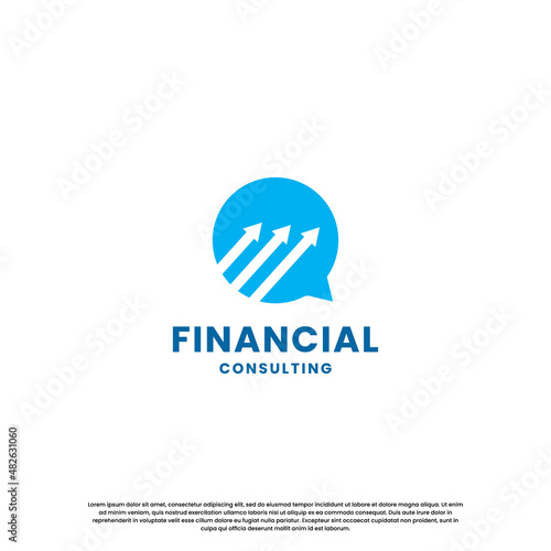 modern financial consulting logo design inspiration