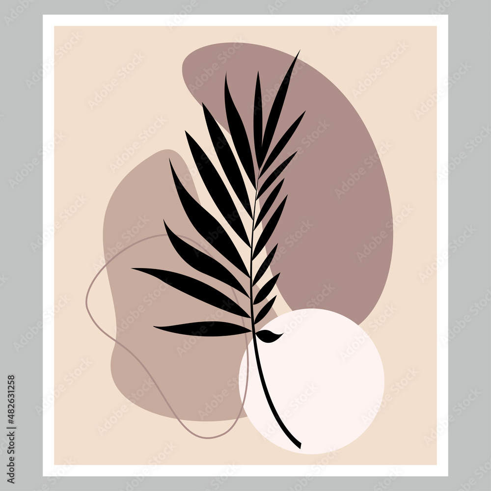 Botanical prints. Boho minimalist wall abstract home decor. Floral print is a bohemian work. Botanical prints. Boho minimalist wall abstract home decor. Floral print is a bohemian work.