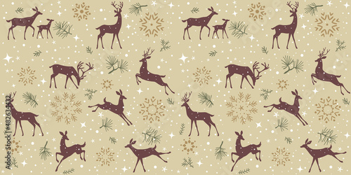 deer seamless