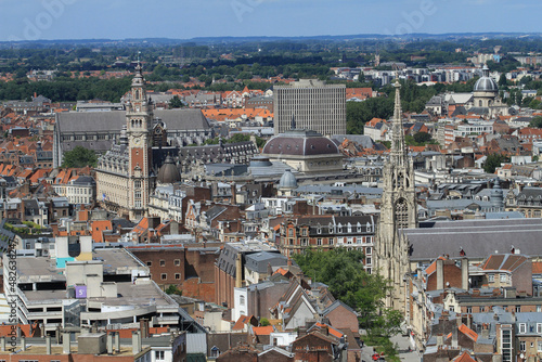 vue aérienne de Lille