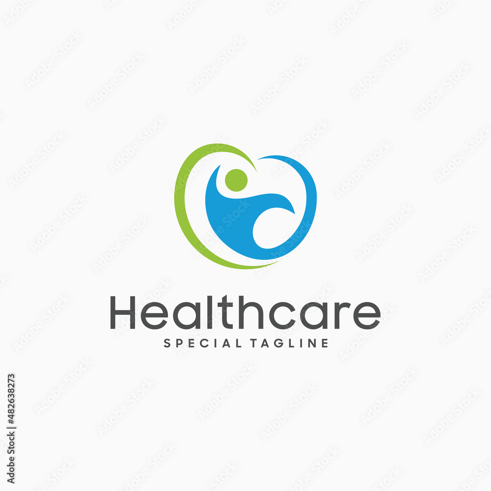 medical health care logo template medical health care logo template