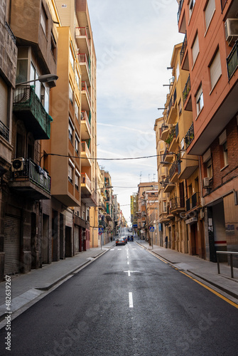 Quiet Spanish street in the morning © Simon