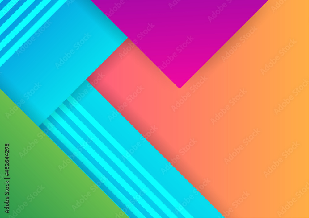 Modern shape Abstract colorful geometric cover design background Modern shape Abstract colorful geometric cover design background