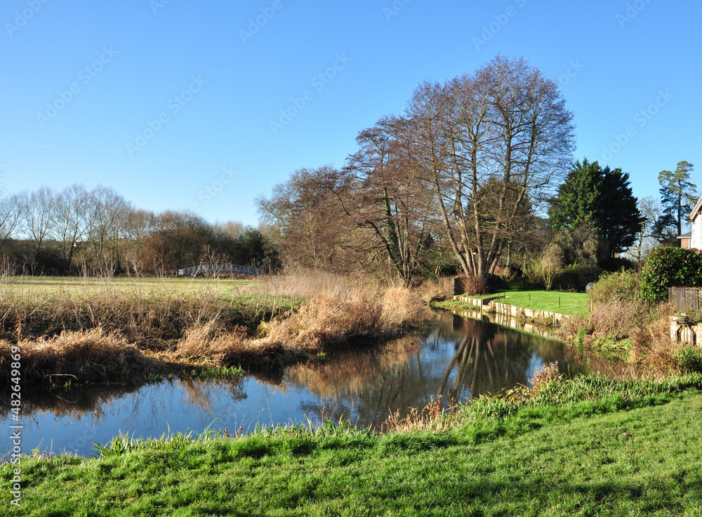 River Cam at Great Chesterford, Essex