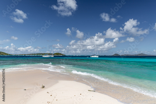 Fototapeta Naklejka Na Ścianę i Meble -  Saint Vincent and the Grenadines, Petit Tabac, Tobago Cays, West Indies