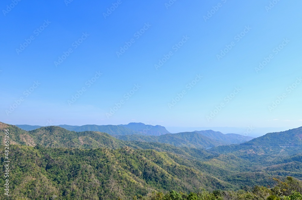 Beautiful View of Khao Kho National Park on Sunny Day