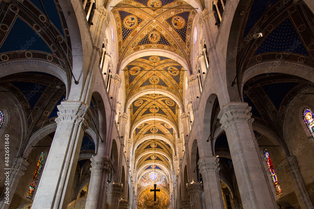 Il soffitto della cattedrale di San Martino a Lucca