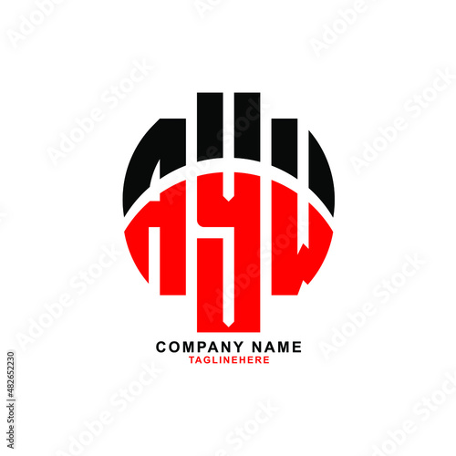 AAA letter design. AAA letter logo design with white background. AAA creative letter logo with two colors.

