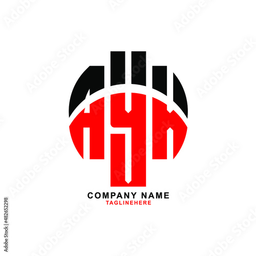 AAA letter design. AAA letter logo design with white background. AAA creative letter logo with two colors.
