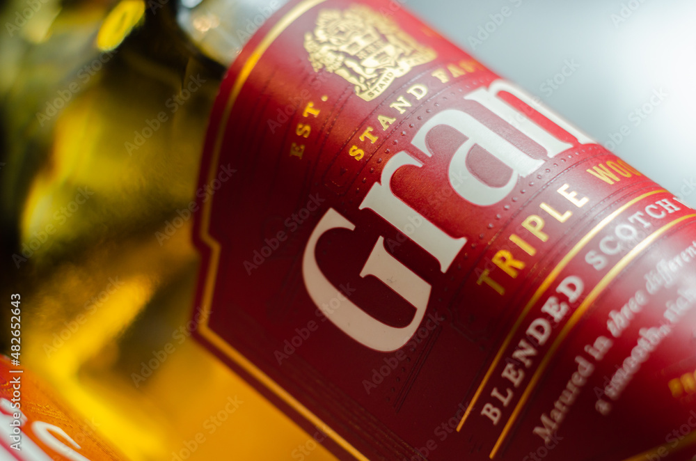 LONDON, UNITED KINGDOM JANUARY 23, 2022 Grants Triple Wood blended