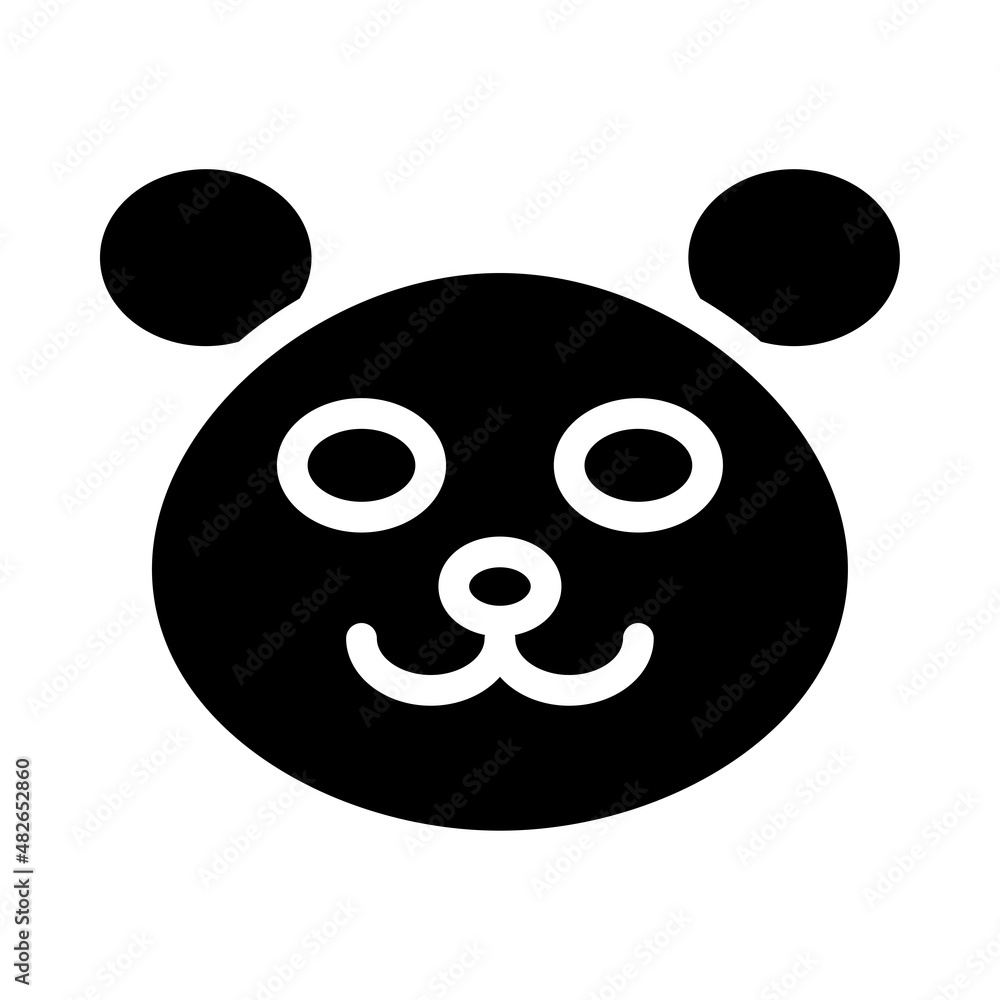 Fototapeta premium Very cute animal icons with a minimalist but extraordinary style, very suitable for application design and other graphic design. It is also suitable for children-themed designs.