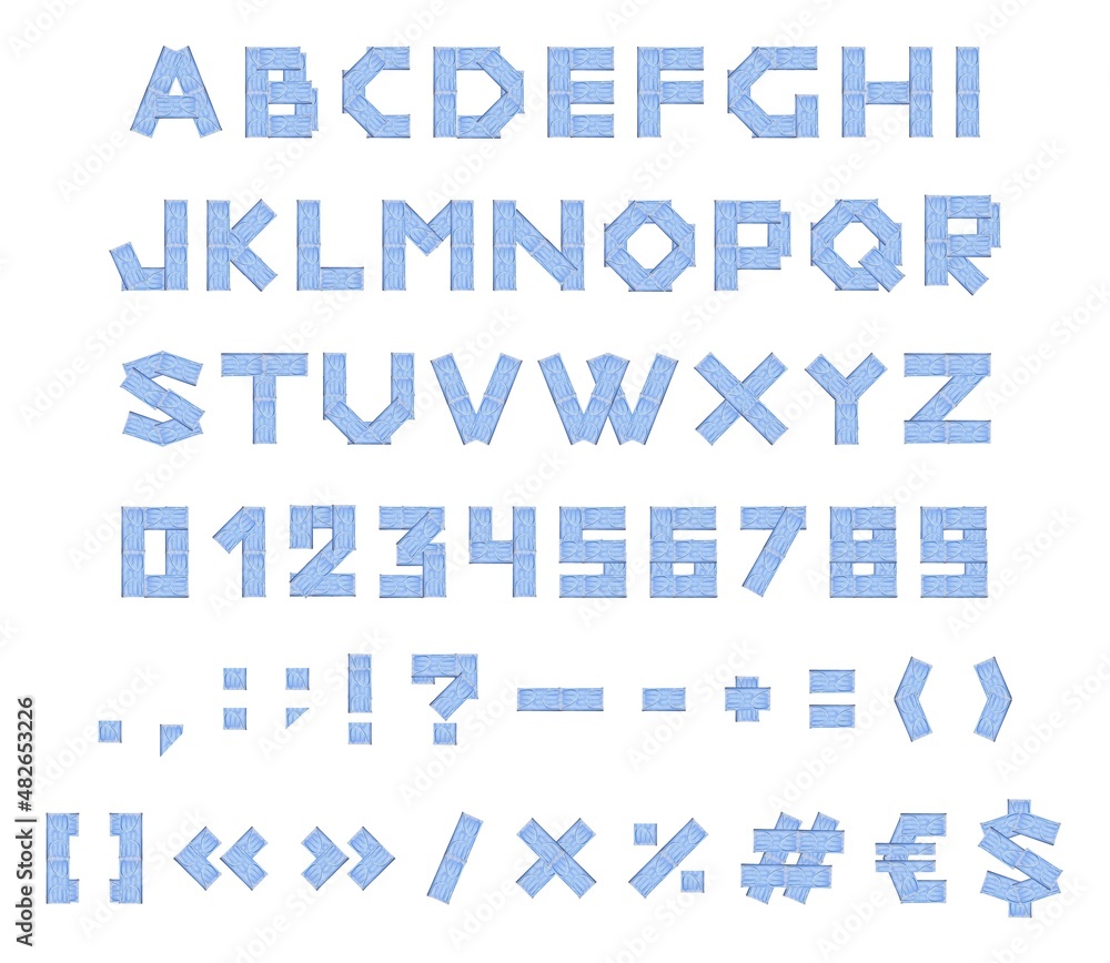 Covid-19 medical masks alphabet Covid-19 medical masks alphabet