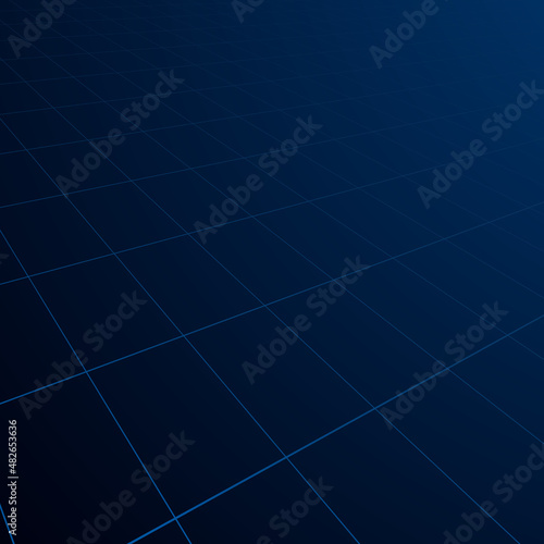 Abstract background with dark blue lines. Dark blue futuristic texture. Vector illustration.