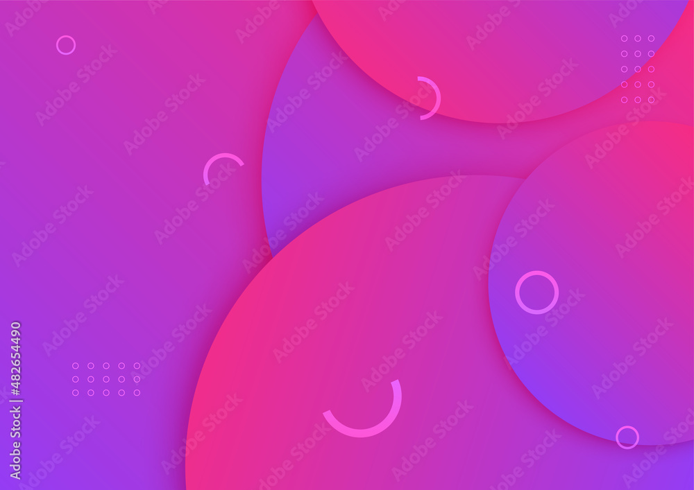 Modern gradient purple Abstract colorful geometric cover design background