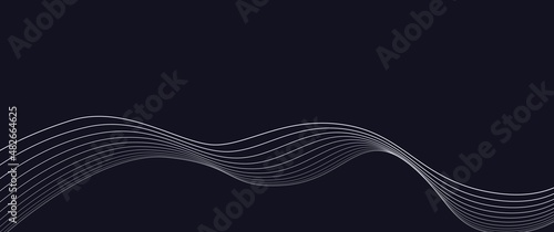 Abstract modern wavy geometric lines or stroke vector design background can be used for background, desktop background, screen saver, wallpaper, illustration, art.