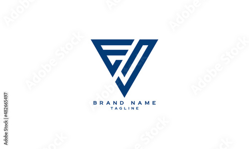 ED, DE, Abstract initial monogram letter alphabet logo design