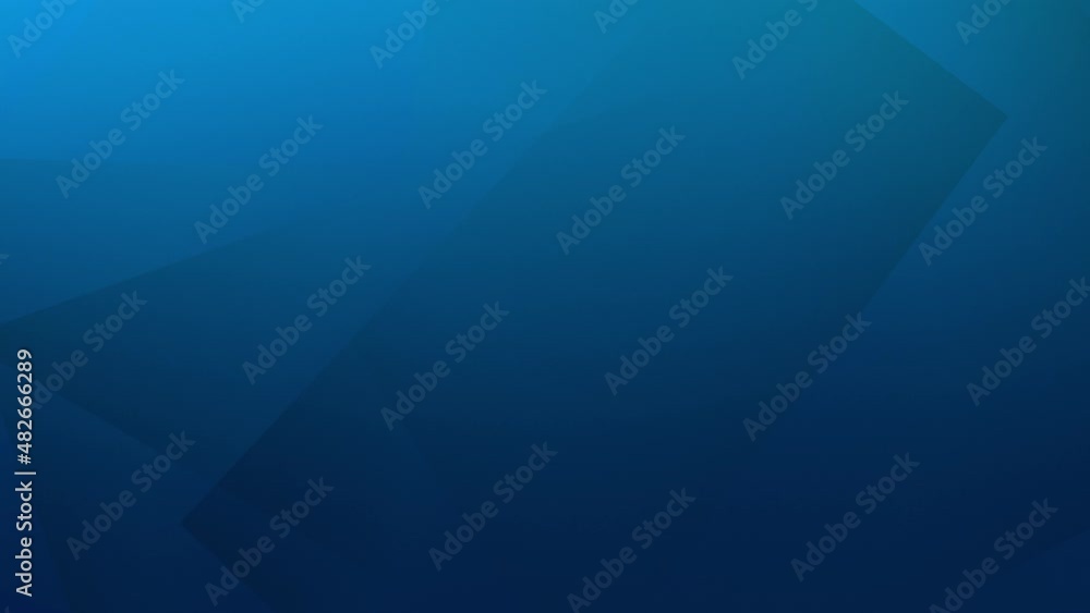 Dark blue corporate abstract background of looping animated gradient geometric shapes