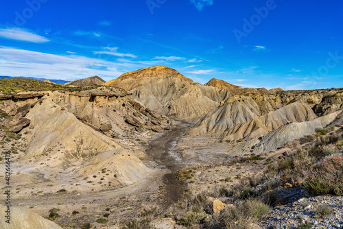 Tabernas desert, Desierto de Tabernas near Almeria, andalusia region, Spain