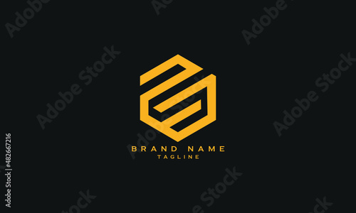 PES, PS, PE, Abstract initial monogram letter alphabet logo design