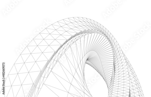 black and white lines