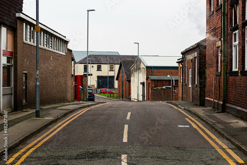 one of the streets in Heywood, Greater manchester, England