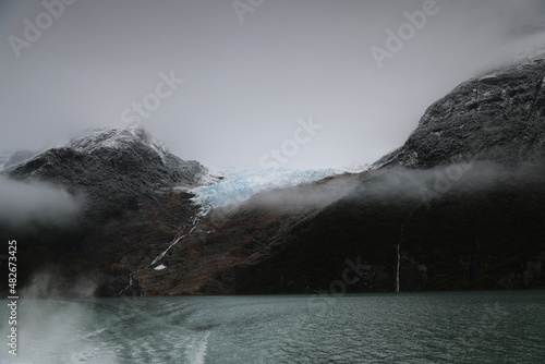 The Balmaceda Glacier near Puerto Natales, Chile photo
