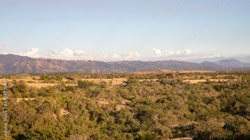SOUTH SIDE OF THE CENTRAL MOUNTAIN RANGE OF THE DOMINICAN REPUBLIC, IN THE SAN JUAN VALLEY