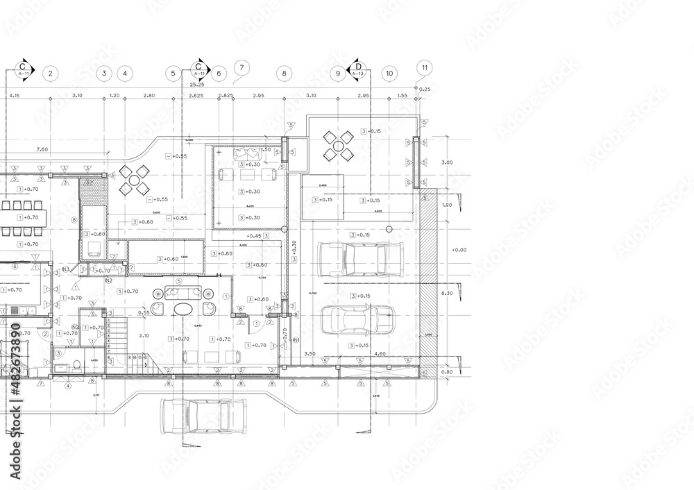 Write a blueprint architecture for building.