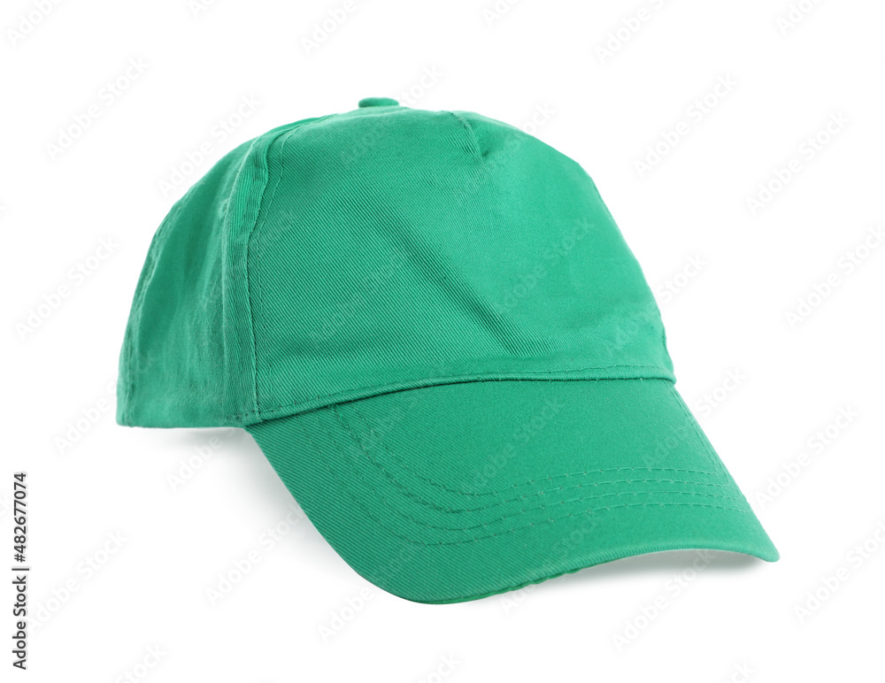 Baseball cap isolated on white. Mock up for design Baseball cap isolated on white. Mock up for design