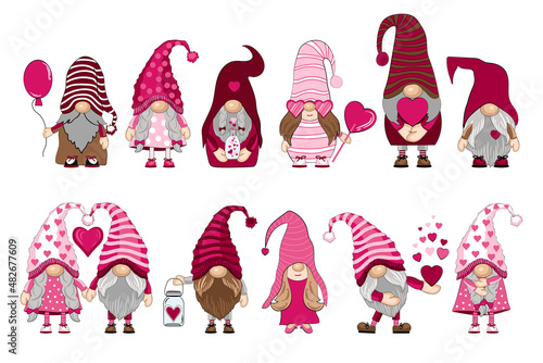 gnomes for Valentine's day