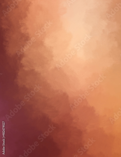 Brushed Painted Abstract Background. Brush stroked painting. Strokes of paint. 2D Illustration.