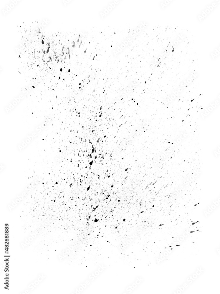 Black ink stains isolated on white background Black ink stains isolated on white background