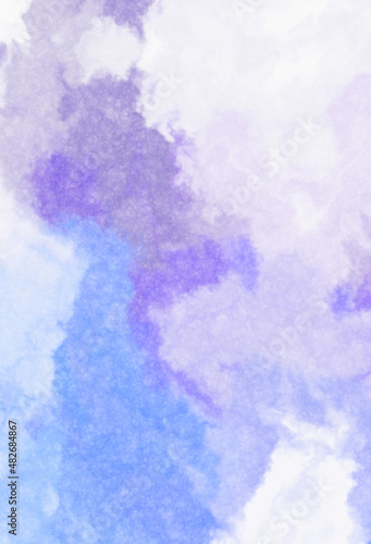 Watercolor painted background. Abstract Illustration wallpaper. Brush stroked painting. 2D Illustration.