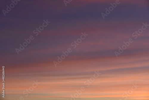 Rustic evening colorful sunset gradient in the evening © Lushchikov Valeriy