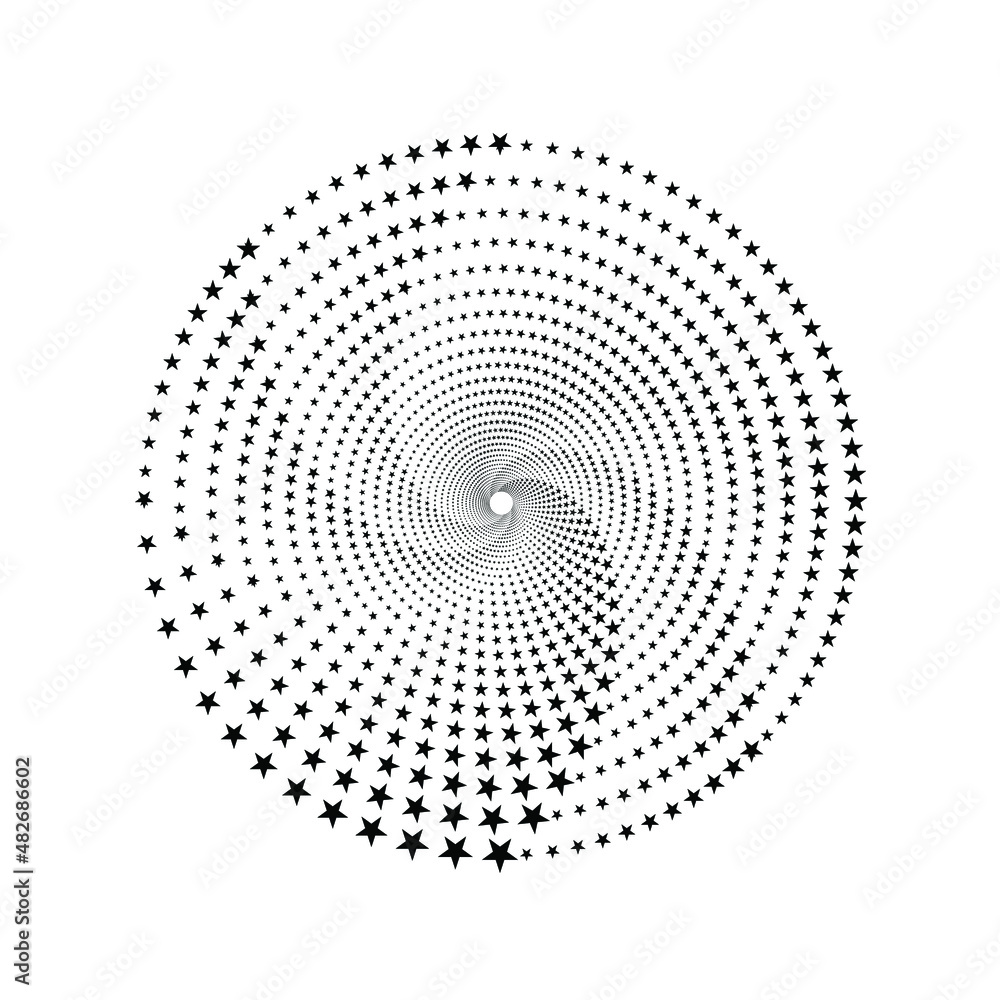 Halftone circular frame logo. Circle dots isolated on the white background. Fabric design element.Halftone circle dots texture. Vector design element for various purposes.	